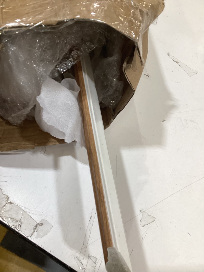 Condition photo showing New/Like New for 3 Set Wood Color Peel and Stick Wall Molding Kit 6 Frame Premade Wainscoting Accent Panel Ready to Assemble 3D Wall Panels Trim for Interior Mirror Home Molding Decor, 54 x 24 Inch Wood Color Classic