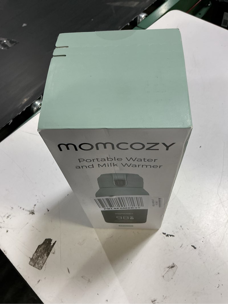 Condition photo showing New/Like New for momcozy portable bottle warmer for travel – dual heating modes for breast milk & water, portable milk warmer with fast heating & long battery life, 17 ounces large capacity to meet your all-day needs gradual change of green