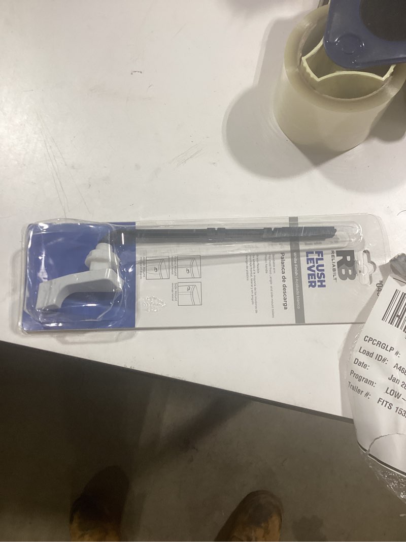 reliabilt 4-in/6-in/8-in cuttable front/side/neo-angle mount white universal fit handle with lever item #433122 | model #rb836-27