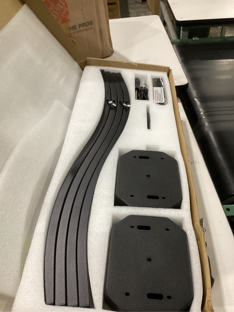 Condition photo showing Good Condition for hunhun battery operated wall sconces set of two, wireless wall sconce with remote control, black rechargeable sconces 3000k-6500k, rgb dimmable wall lights for living room, hallway, bedroom (2 pack) black 40 inch 2 pack