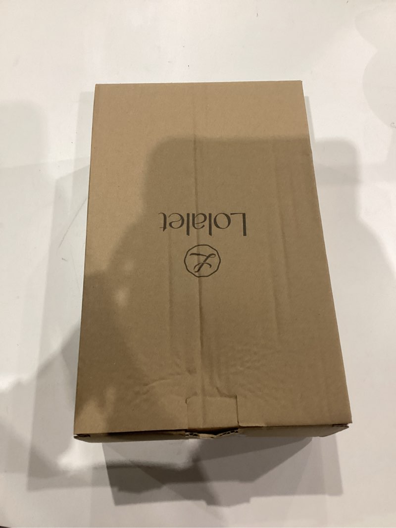 Condition photo showing New/Like New for Lolalet Jewelry Organizer Stand, No Assembly Needed Display Storage with Rotating Earring Holder for Necklace Bracelet Rings, Galentines Valentines Gifts Room Dorm Decor for Women Girls -Rosegold