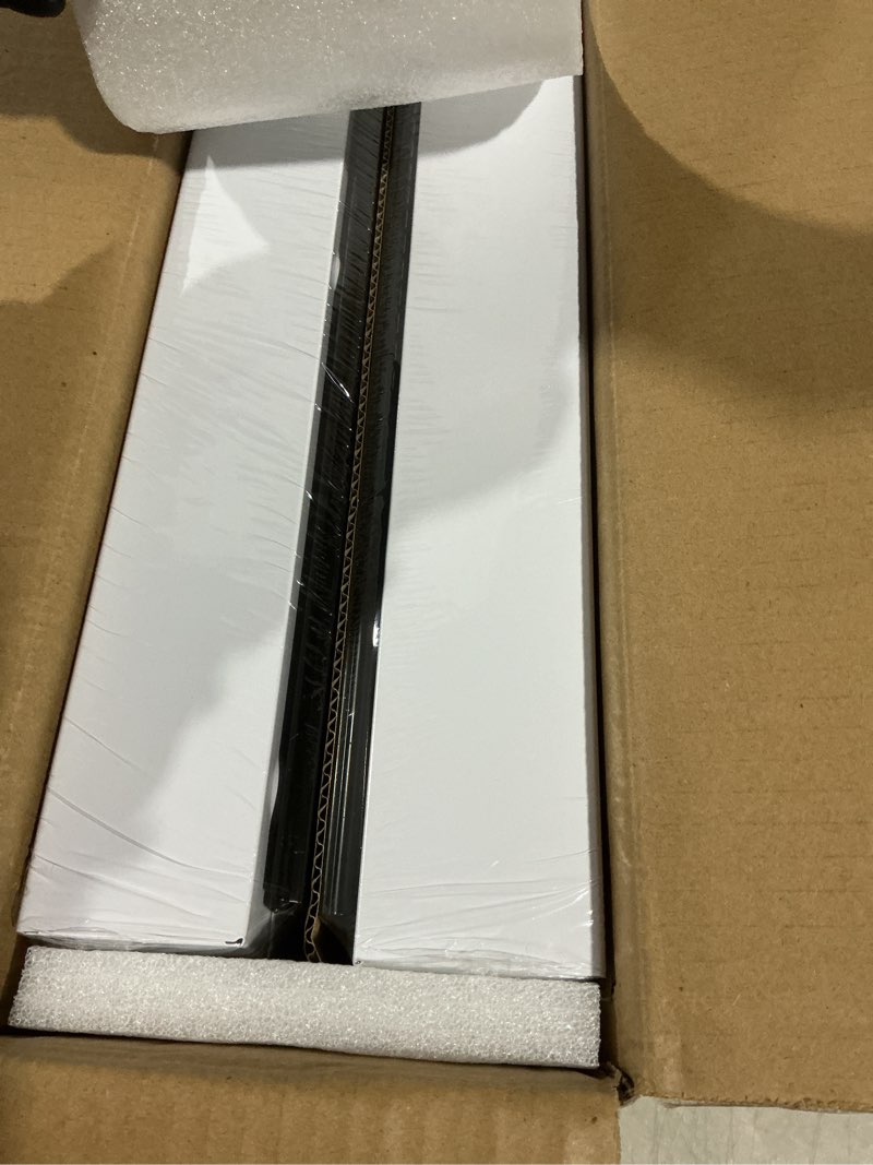 Condition photo showing Good Condition for 2Pack Expandable Pull Out Cabinet Organizer 21"Deep With Raising Pad for Framed Cabinets, Upgrade 3 Slide Rails Slide Out Drawers, Roll Out Shelves Adhesive,Adjustable Width 12.05"-20.4"White