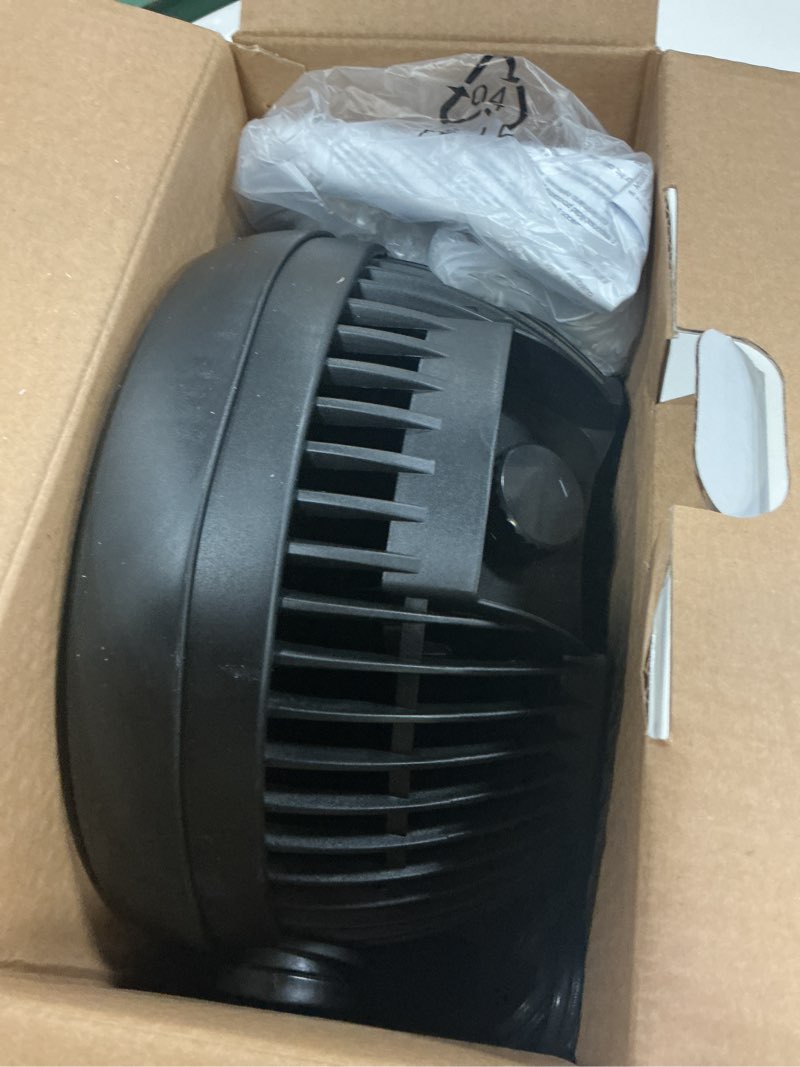 Condition photo showing As Is for utilitech 8-in 3-speed air circulatory fan