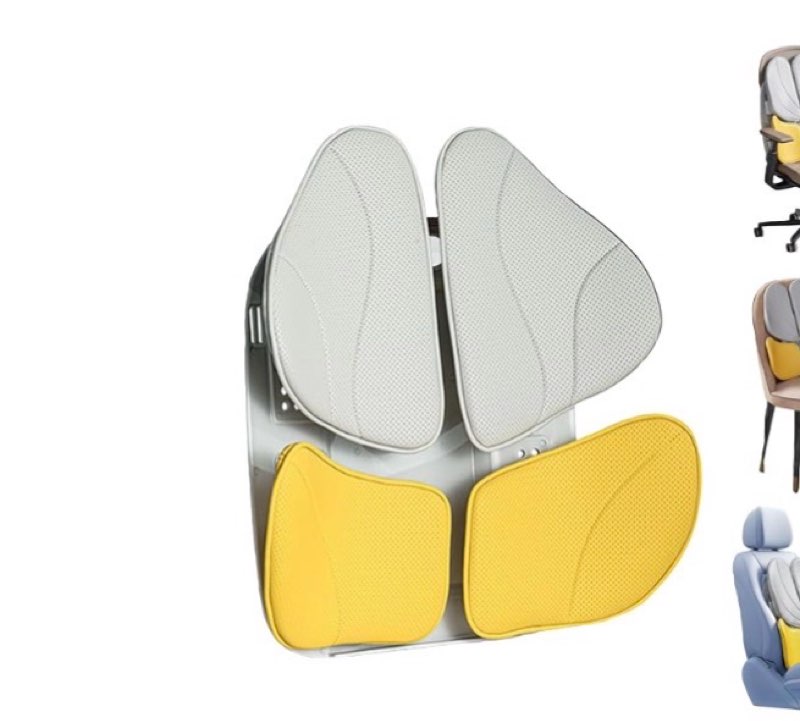 Rechteckig Lumbar Support Pillow for Office Chair, Office Home Must Haves, Back Support for Car, Bac