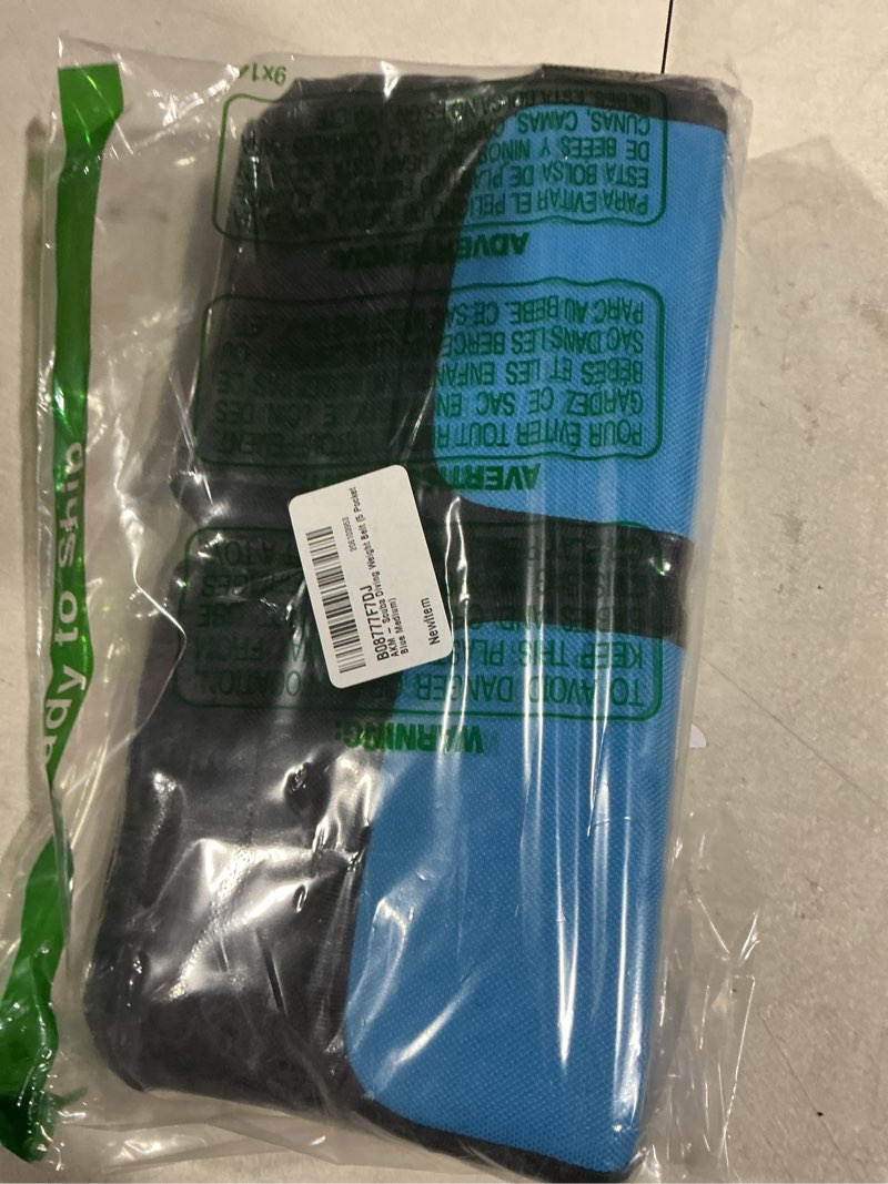 Condition photo showing Good Condition for AKM - Scuba Diving Weight Belt (5 Pocket Blue Medium)