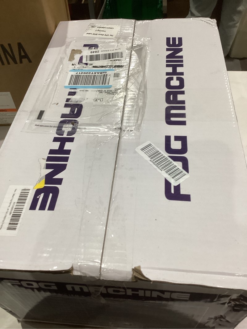 Condition photo showing Good Condition for Fog Machine 1500 Watt and 16000 CFM Fog with with 2 Sets of Controllers, Professional Smoke Machine for DJ Stage Halloween Party Wedding Christmas