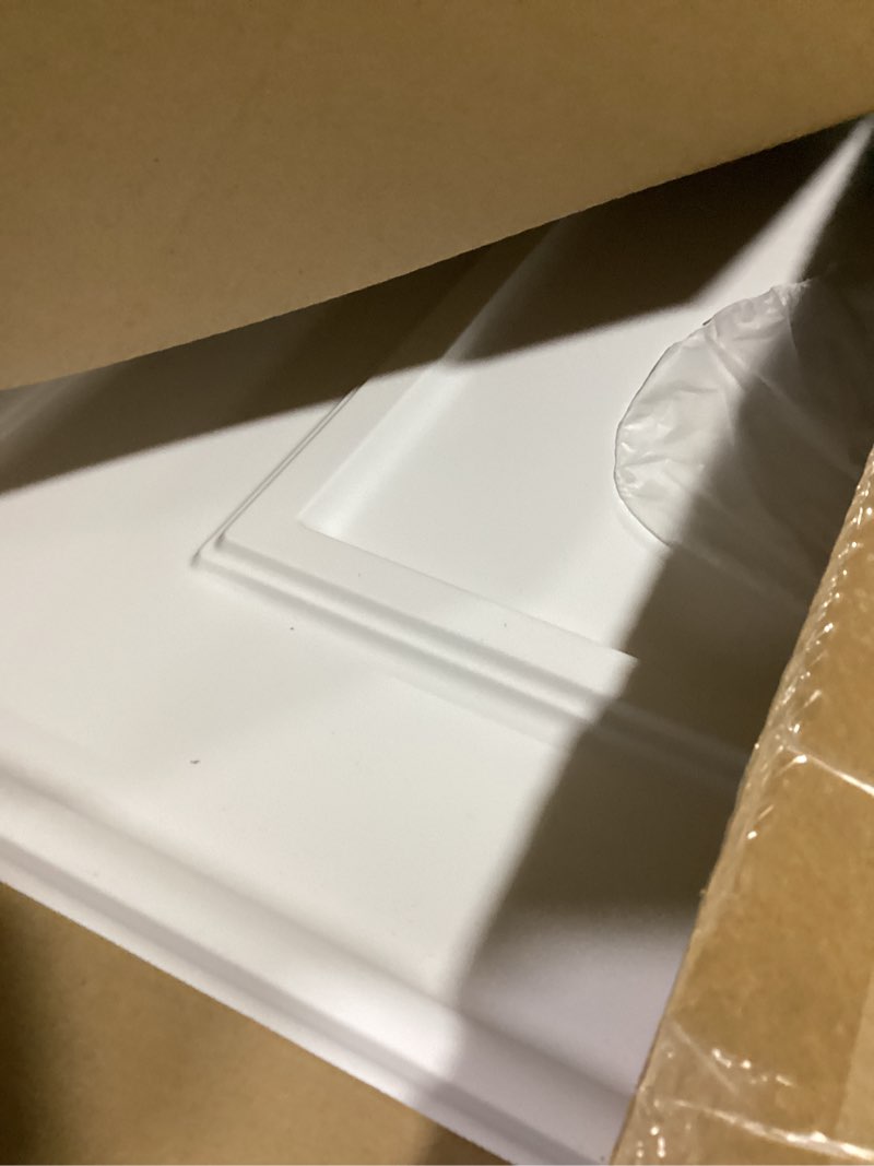 Condition photo showing New/Like New for art3d drop ceiling tiles, 24x48in. white (12-pack), polyvinyl chloride (pvc), glue down 24"x48" white 12