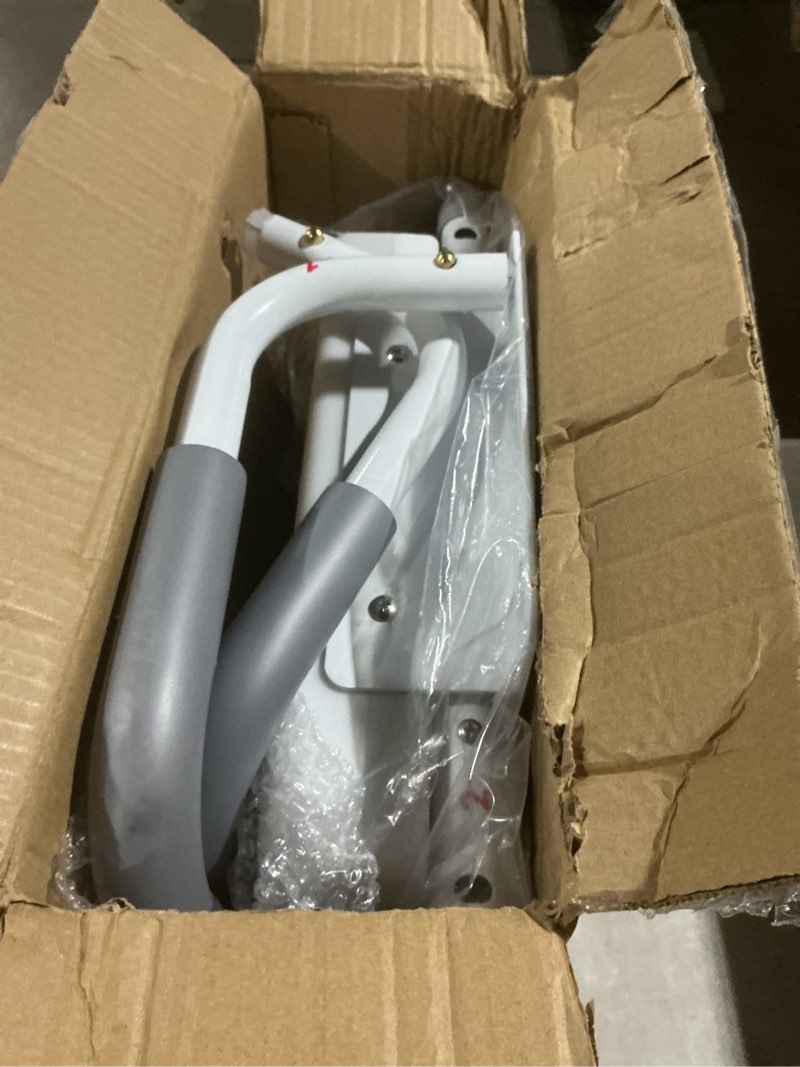 Condition photo showing Good Condition for toilet seat risers for seniors - raised toilet seat with handles over toilet - elevated toilet seat for handicap & elderly, adds 3.5 inches height, assists standing & sitting