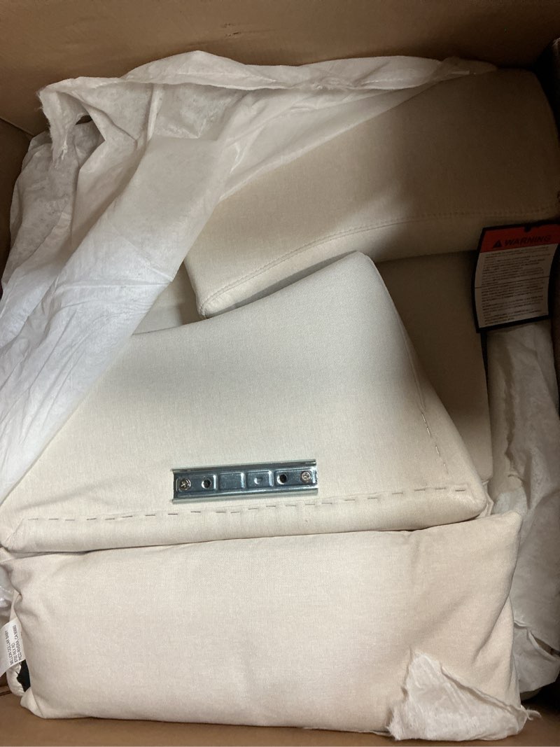 Condition photo showing Good Condition for Babyletto Kiwi Plus Power Recliner Chair for Adults w/Headrest & USB Ports - GREENGUARD Certified, Stain Resistant Nursery Glider Rocking Chair - Electronic, 270° Swivel, Performance Cream Eco-Weave Performance Cream Eco-weave Kiwi Plus