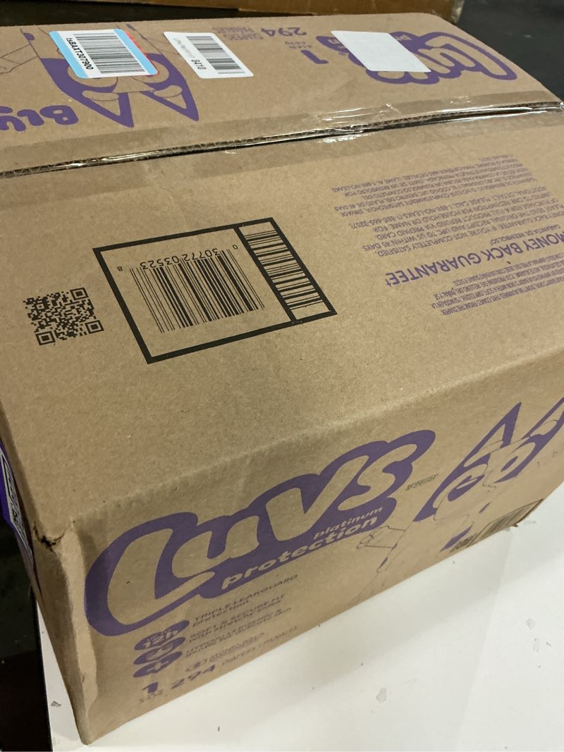 Condition photo showing New/Like New for Luvs Size 1 Baby Diapers, Platinum Protection Bluey Diapers for Day & Night, Size 1, 294 Count (Packaging May Vary) Size 1 294