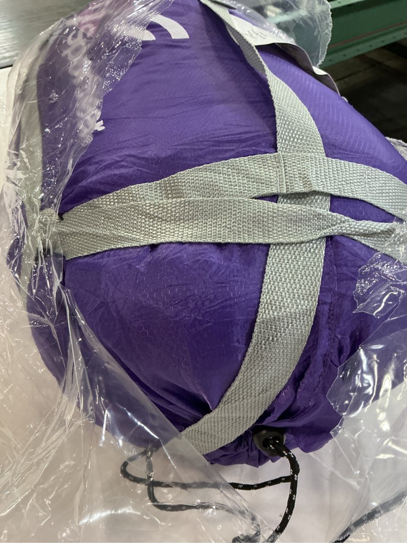 Condition photo showing Good Condition for sportneer wearable sleeping bag for adults & kids – walkable with arm zippers, warm weather & cold waterproof, compact for camping, stadiums, travel, backpacking & car use 87''long 50-80? purple