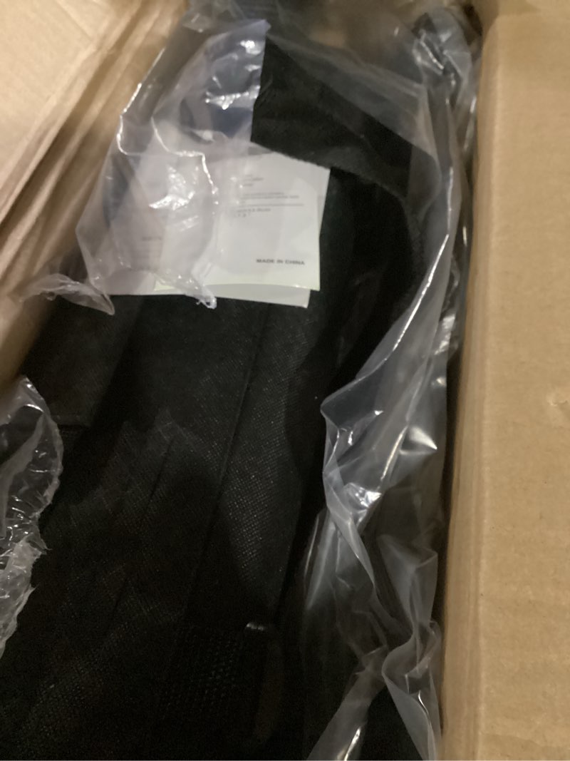 Condition photo showing New/Like New for LET'S CAMP Folding Stadium Seat Bleacher Chair with Cup Holder, Mesh Bag and Hide Hooks, Portable Stadium Chair with Back and Cushion Black Grey - 2 Pcs