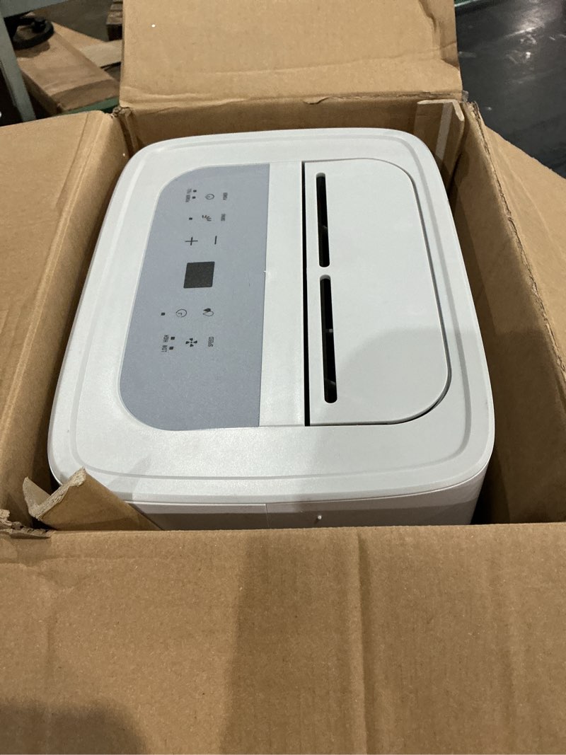 Condition photo showing As Is for waykar 80 pints 2025 energy star dehumidifier for spaces up to 5,000 sq. ft for basement and home, large room with drain hose and 1.14 gallons water tank 80 pints 5000 sq. ft