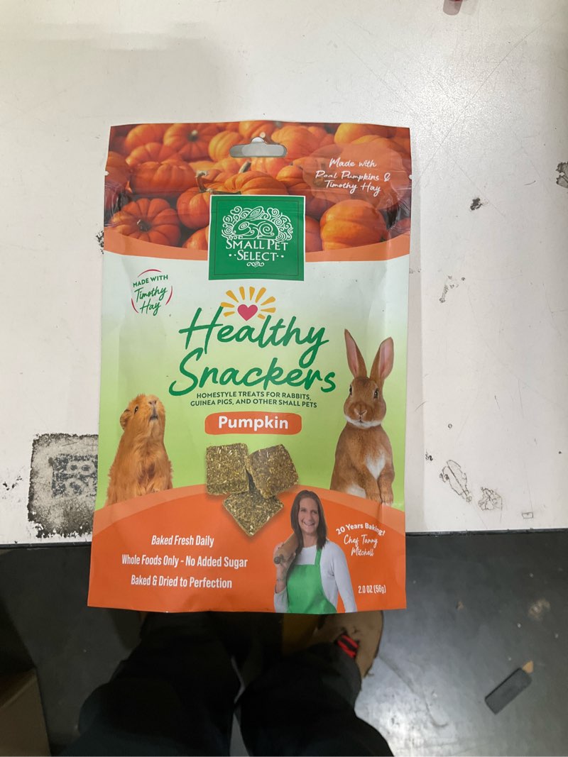 Condition photo showing New/Like New for Small Pet Select - Healthy Snackers - Pumpkin Pumpkin 2 Ounce (Pack of 1)