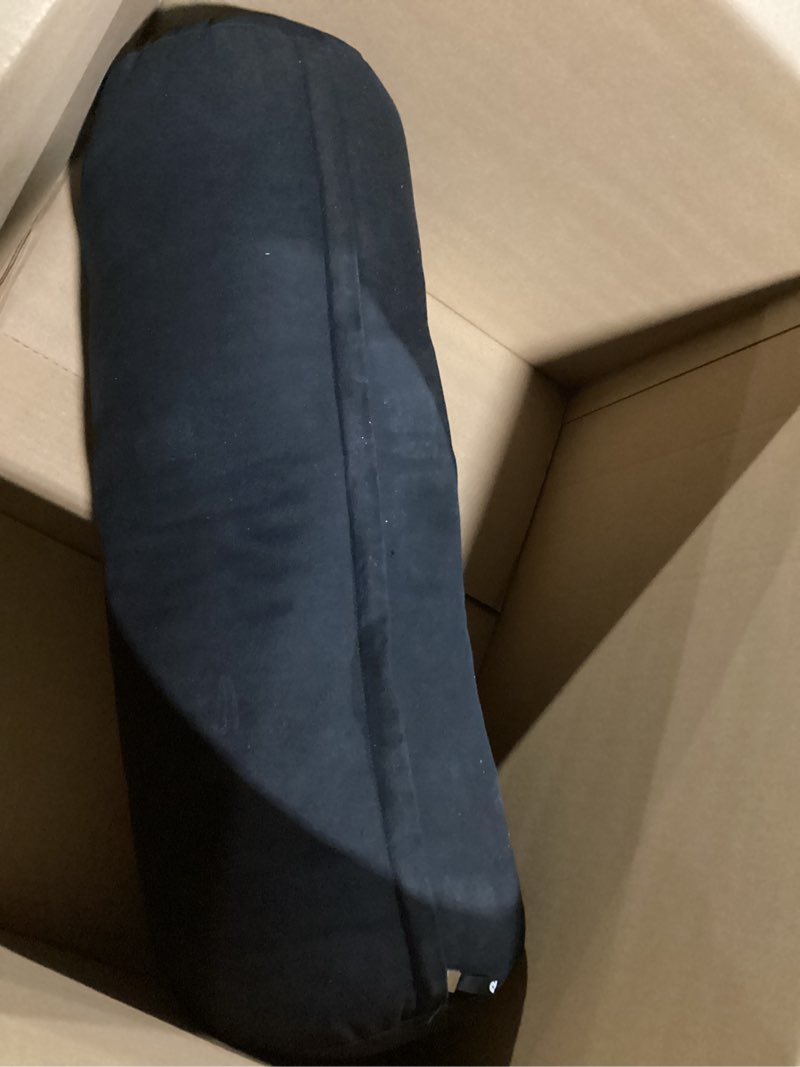 Condition photo showing Good Condition for Retrospec Retrospec Sequoia Yoga Bolster Pillow - Meditation Cushion for Yoga Practices - Includes Machine Washable 100% Cotton Cover & Durable Carry Handle Black Round