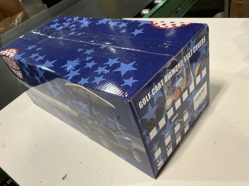 NOKINS Golf Cart Seat Covers, Fit for EZGO TXT 1994-2013/EZGO RXV OEM Standard Front Seat Cushion, E