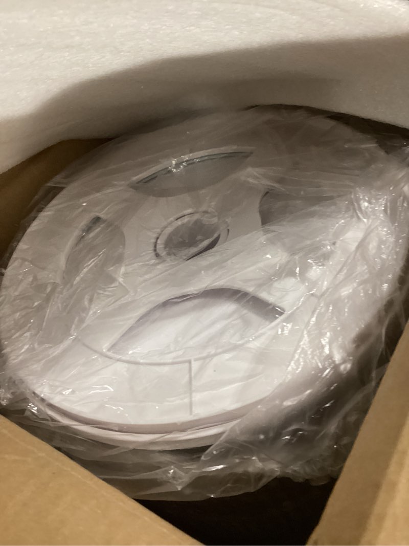 Condition photo showing Good Condition for Rotating Clear Display Case for Large Pendants, Display Case Compatible with Labubu Pop Mart, Storage Box Show Case with Hooks, Dust and Moisture Proof, All-Round Display, Gifts (White)