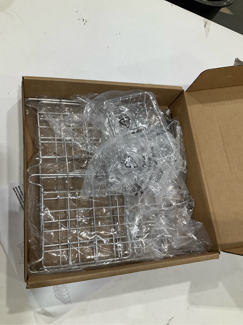Condition photo showing Good Condition for large rustproof shower caddy hanging, 304 stainless steel hanging shower organizer basket for bathroom & bathtub, over the rod shower rack for shampoo, conditioner, soap & bath accessories(silver)