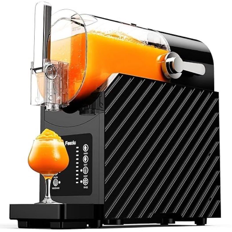 slushie machine with self-cleaning, 3 preset programs slushie maker, 88oz professional slushy machin