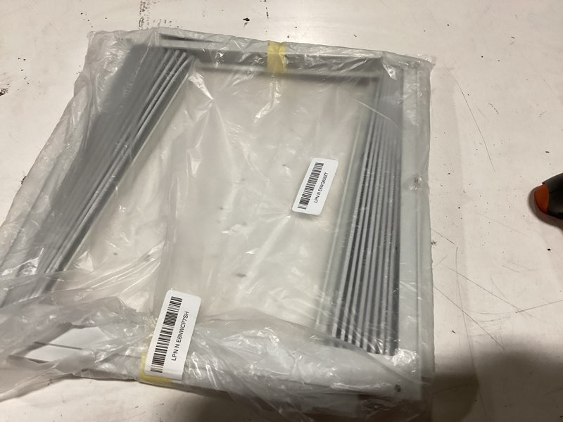 Condition photo showing New/Like New for mxclimate window air conditioner side panels with frame,window ac accordion filler curtain kit,adjustable insulation panels for window ac seal replacement screen (5,000 btu) 5000btu