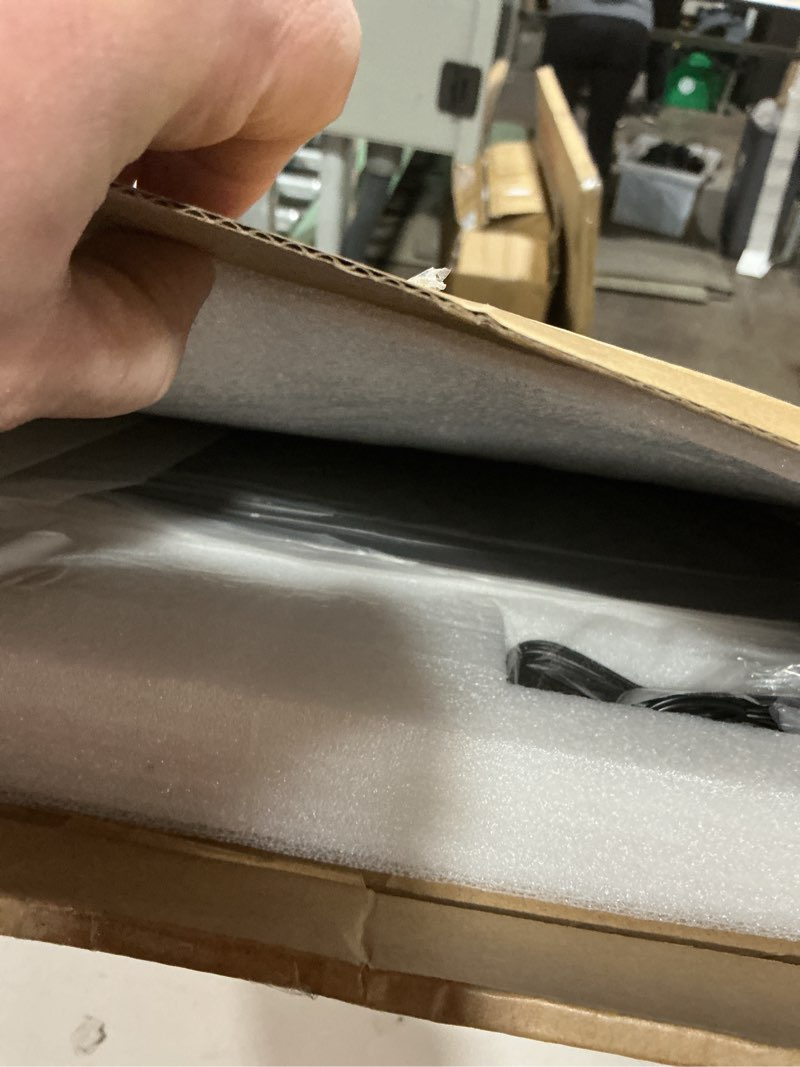 Condition photo showing Good Condition for 23" x 18" Vanity Mirror with Lights, Led Makeup Mirror, Lighted Makeup Mirror with 3 Color Dimmable Lights, Smart Touch Screen Control, Aluminum Metal Frame,USB Charging Port White 23"L x 18"W