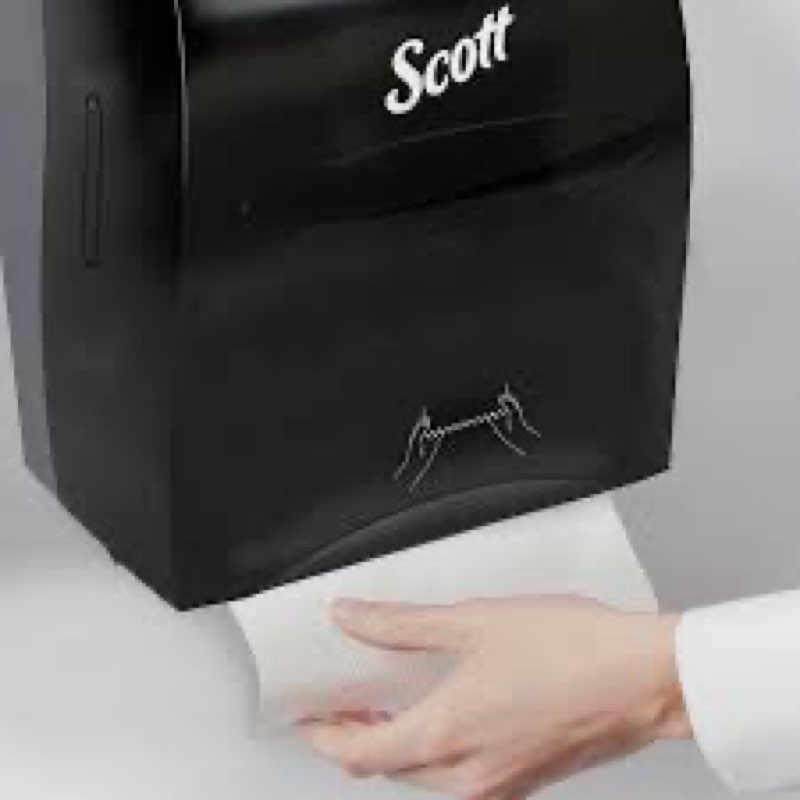 Manuel roll towel dispenser scott