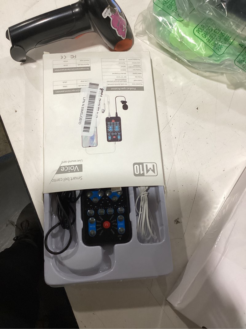 Condition photo showing New/Like New for high-definition portable voice changer sound card with real-time transformation, ideal for streaming, gaming, and entertainment scenarios (m10-for pc)