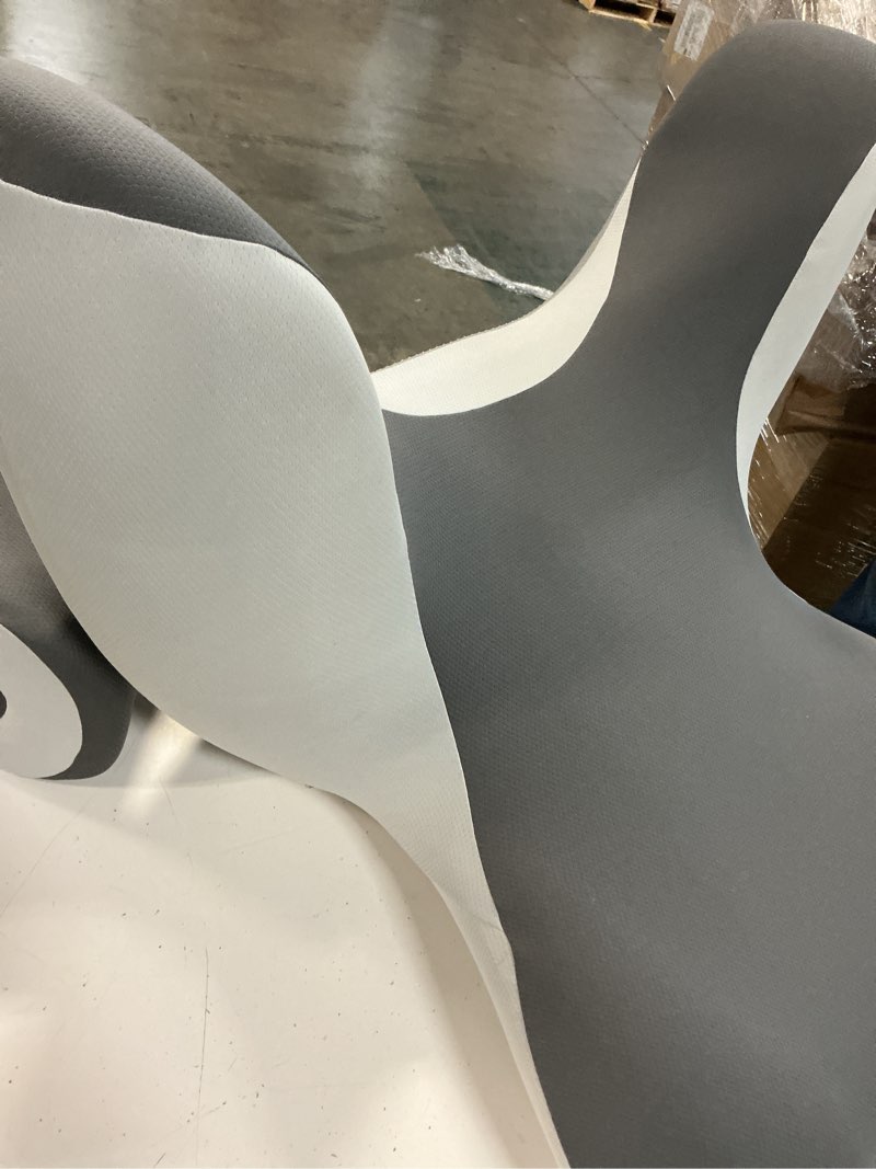 Condition photo showing Good Condition for reading pillow for sitting in bed, 22”h bed rest pillows with arms, back pillows for sitting up, ergonomic lumbar support cushion for reclining, gaming, work, resting, watching tv, (grey&darkgrey)