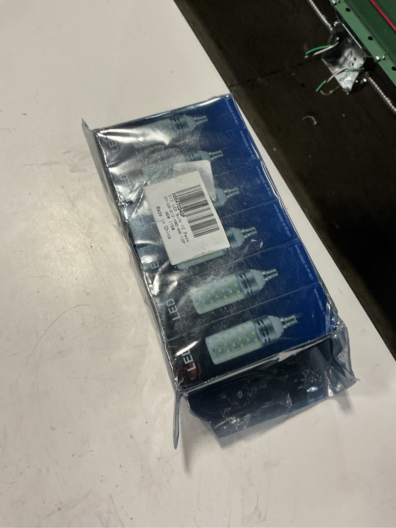 Condition photo showing New/Like New for super bright e12 led bulbs, 16w 1500lm e12 bulb, nature white 4000k lights, cri80+, 120w incandescent bulb equivalent, e12 base non-dimmable led lamp, 12 pack