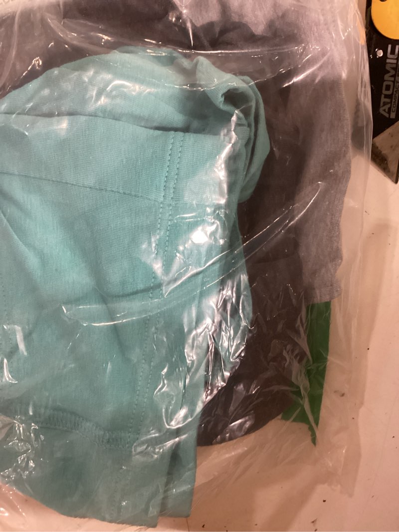 Condition photo showing Good Condition for hanes women's racerback cotton t-back bralette (3 pack) concrete heather/isle green/moonlite heather x-large