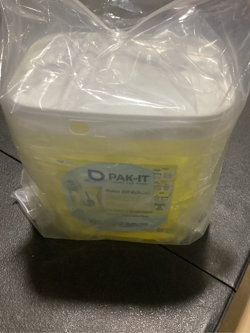 Condition photo showing Good Condition for pak-it 573520003400 neutral floor cleaner, lavender scent, 100 pak-its/tub