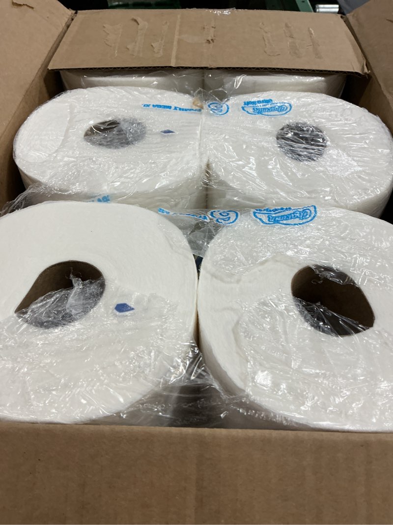 Condition photo showing Good Condition for charmin ultra soft cushiony touch toilet paper, 18 family mega xl = 126 regular rolls, 2-ply, white family mega xl 18 rolls (364 sheets)