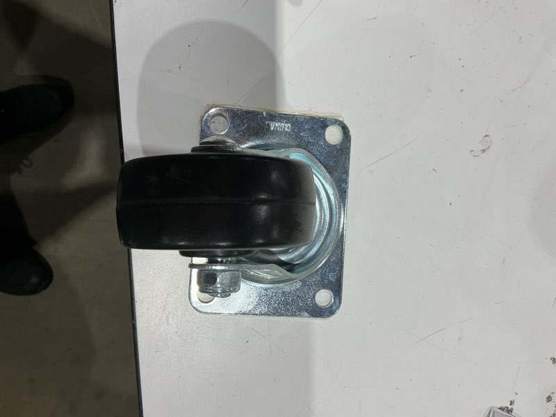 Condition photo showing As Is for titan 3-in rubber swivel caster