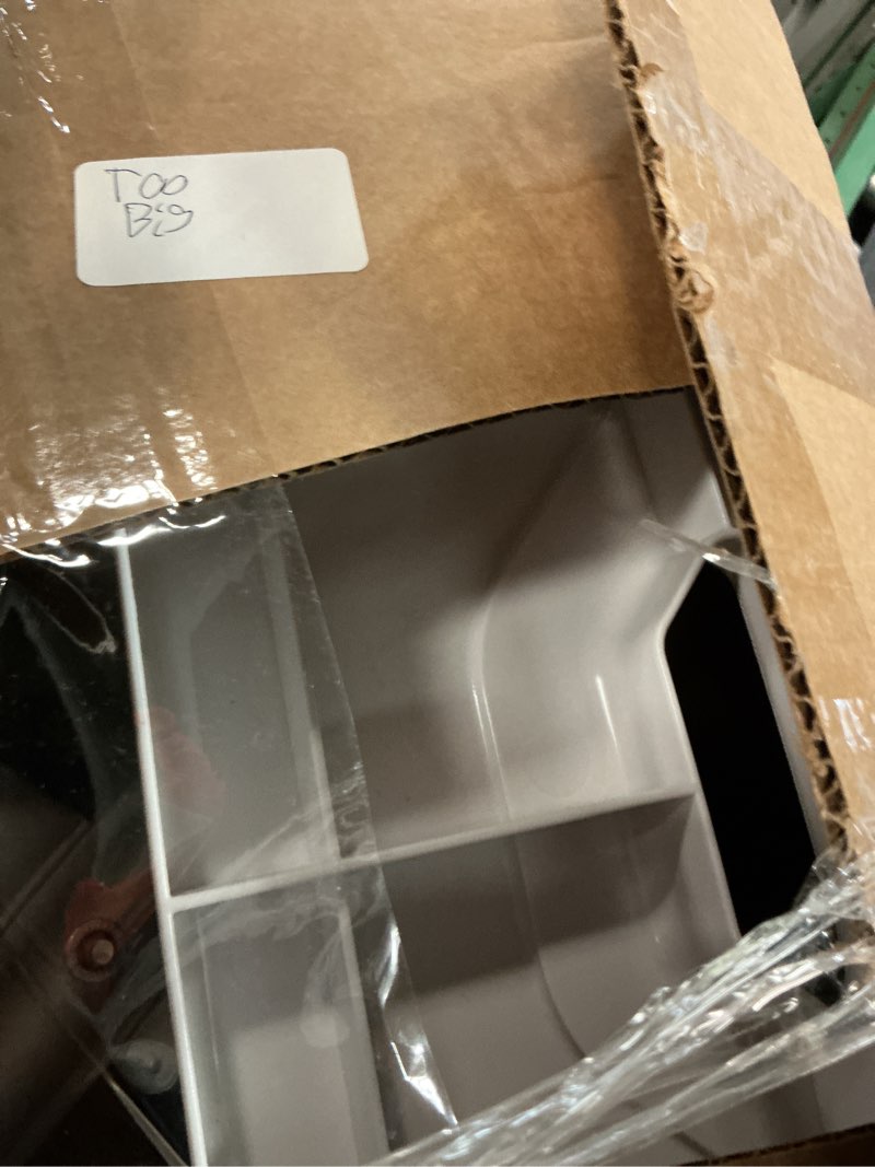 Condition photo showing As Is for Swive Shower Chair with Arms and Back Heavy Duty 500 lbs for Seniors Elderly Disabled or Bariatric Adults Bench Seat for Inside Shower Stall and Bathroom Bath Tub Seats Adjustable Stool