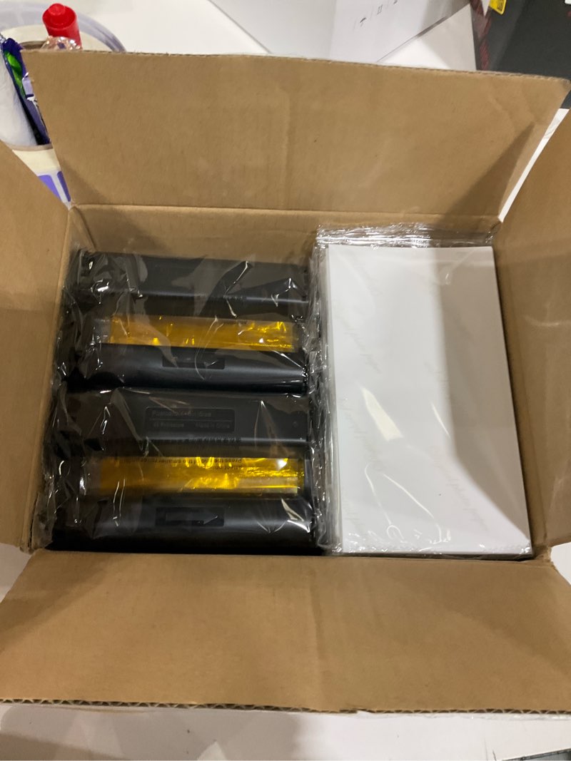 Condition photo showing Good Condition for 2 Pack Compatible with Liene Amber M100/M200/M110/M210 Photo Printer Paper 4x6? 160 Sheets, Only for Liene DHP512/DHP513/DHP514/DHP515 Photo Printer, 4 Ink Cartridges Refill, Waterproof, Smudge Proof