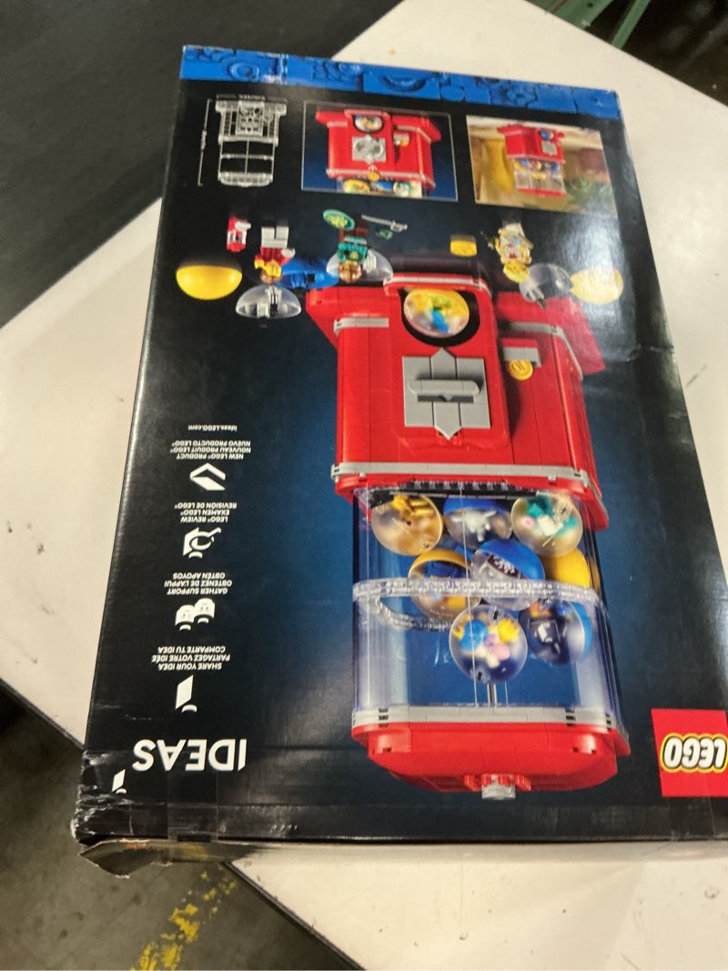Condition photo showing New/Like New for lego ideas minifigure vending machine building set for adults - creative office decor or home book shelf display - capsule dispensing toy - nostalgic gift for men and women, 18+ - 21358