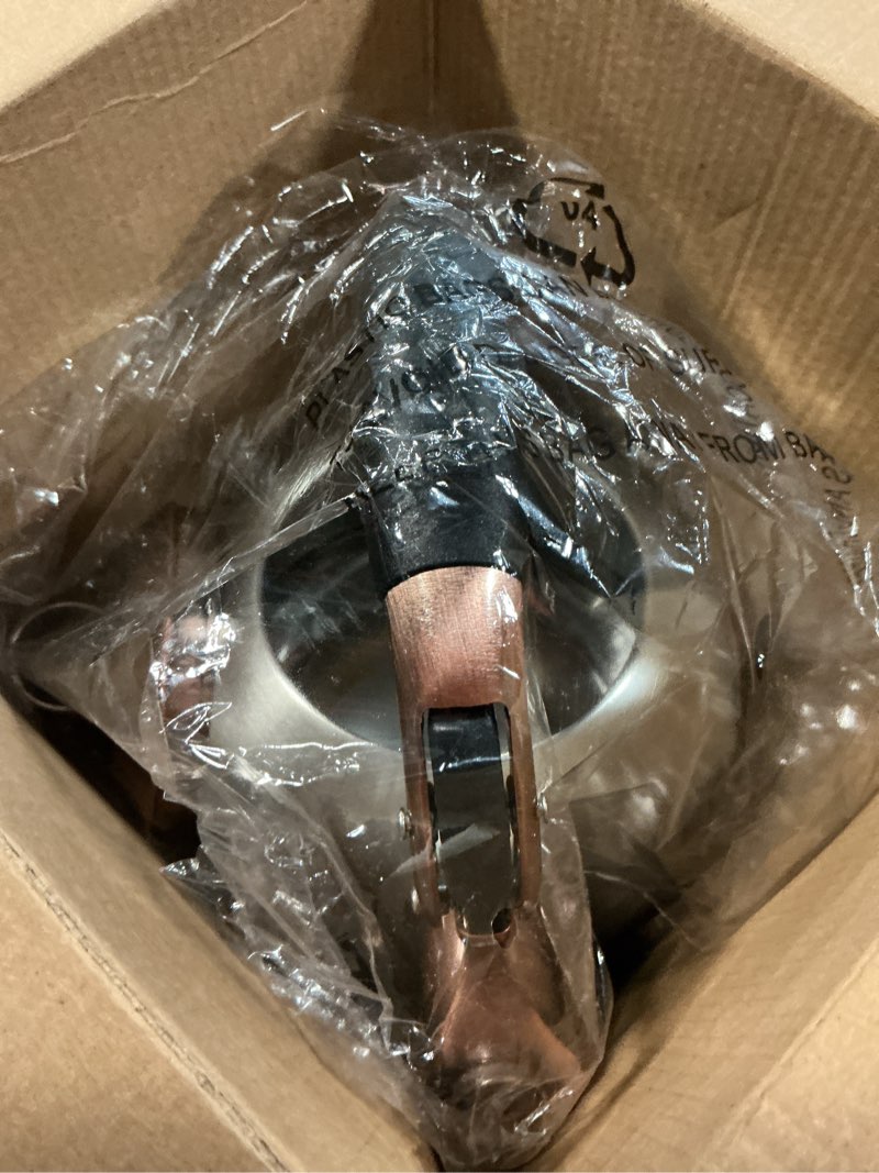 Condition photo showing New/Like New for whistling stovetop tea kettle food grade stainless steel, hot water fast to boil for stove top-3.0q silver-rw