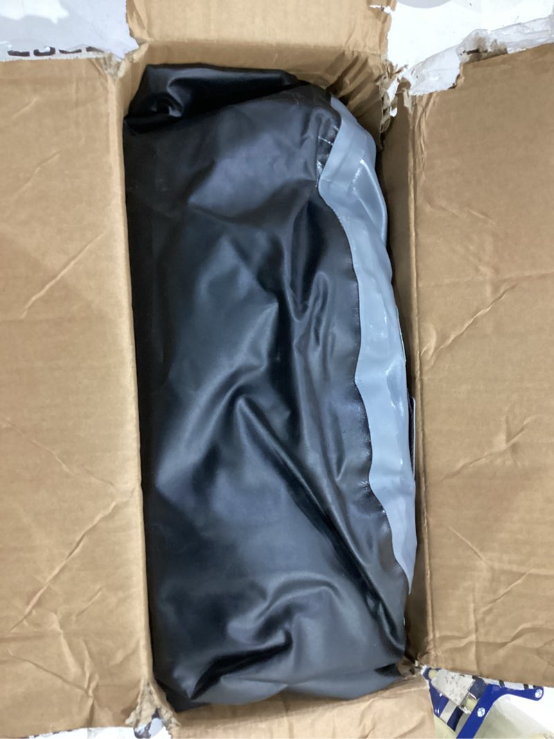 Condition photo showing Good Condition for Air Roller Gymnastics Barrel, Inflatable Gymnastics Air Roller Inflatable Air Gymnastics Mat with Electric Pump for Yoga Cheerleading Training Home Outdoor Use Air Roller-Black 39.37x23.6inch