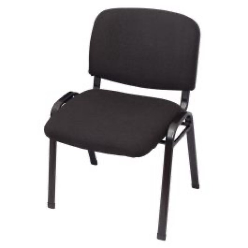 805-black stack chair 702810 fabric