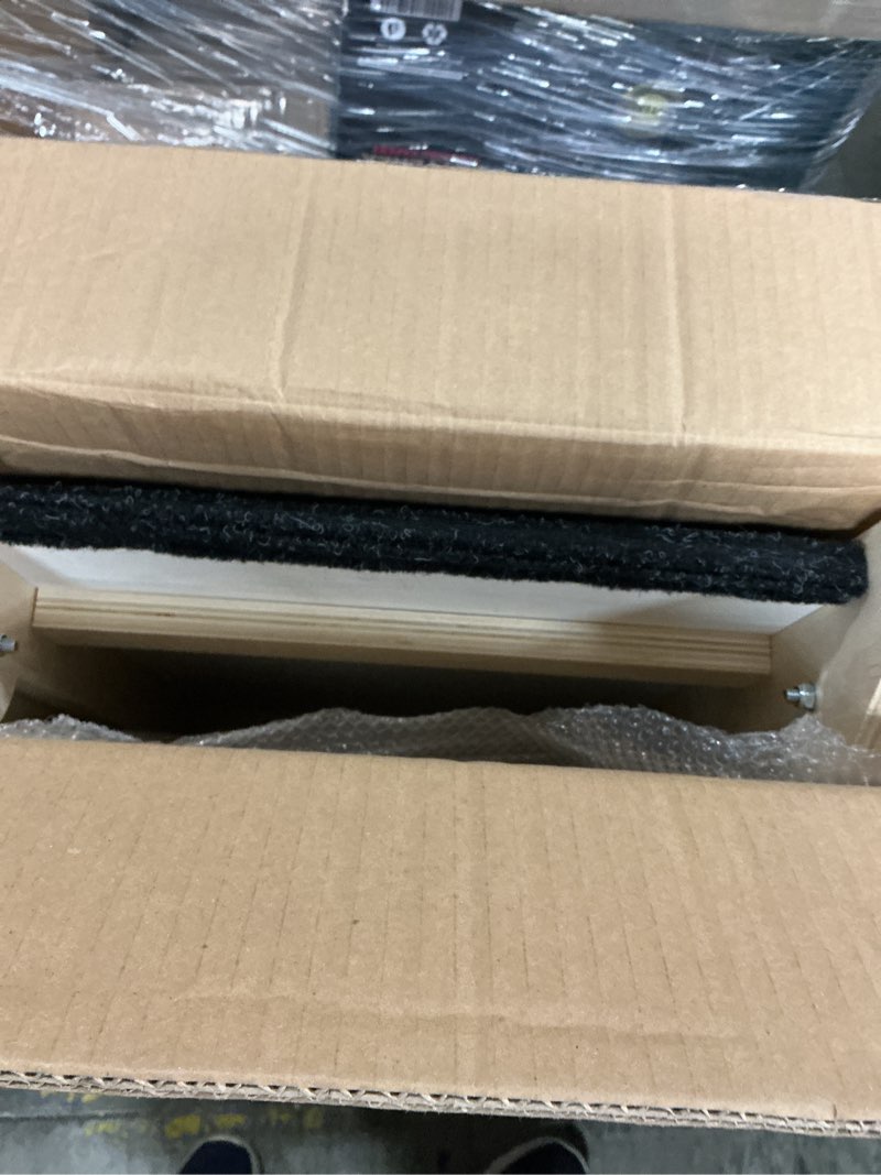 Condition photo showing New/Like New for dog ramp for bed - foldable small to large dog ramp for couch - 6 adjustable height from 12" to 24" - stairs with high traction mat - wooden portable ramp for dogs to get on bed couch car up to 200lbs