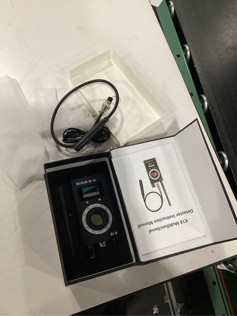 Condition photo showing Good Condition for Hidden Camera Detectors, Anti Spy Camera Finder, GPS Tracker Detector, Hidden Devices Detector for Airbnb, Hotels, Bathroom, Home, Office (Black)