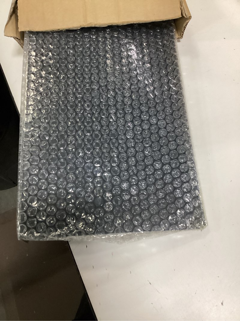 Condition photo showing Good Condition for Metal Kitchen Refrigerator Gap Partition Countertop Gap Extension Board,Gap Covers Between Countertop and Walls, Refrigerator Side Partition, No Drill(Black,23.62 * 7.87inch) 23.62*7.87inch Black