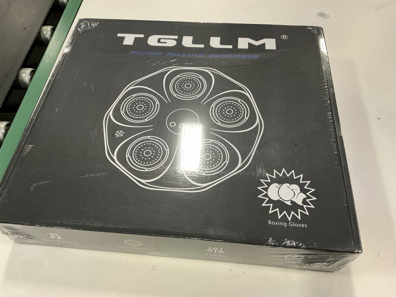 Condition photo showing New/Like New for Music Boxing Machine, Interactive Punching Trainer with Boxing Gloves, Large Size Wall Mounted Electronic Boxing Target for Kids, 9 Modes & 9 Speeds