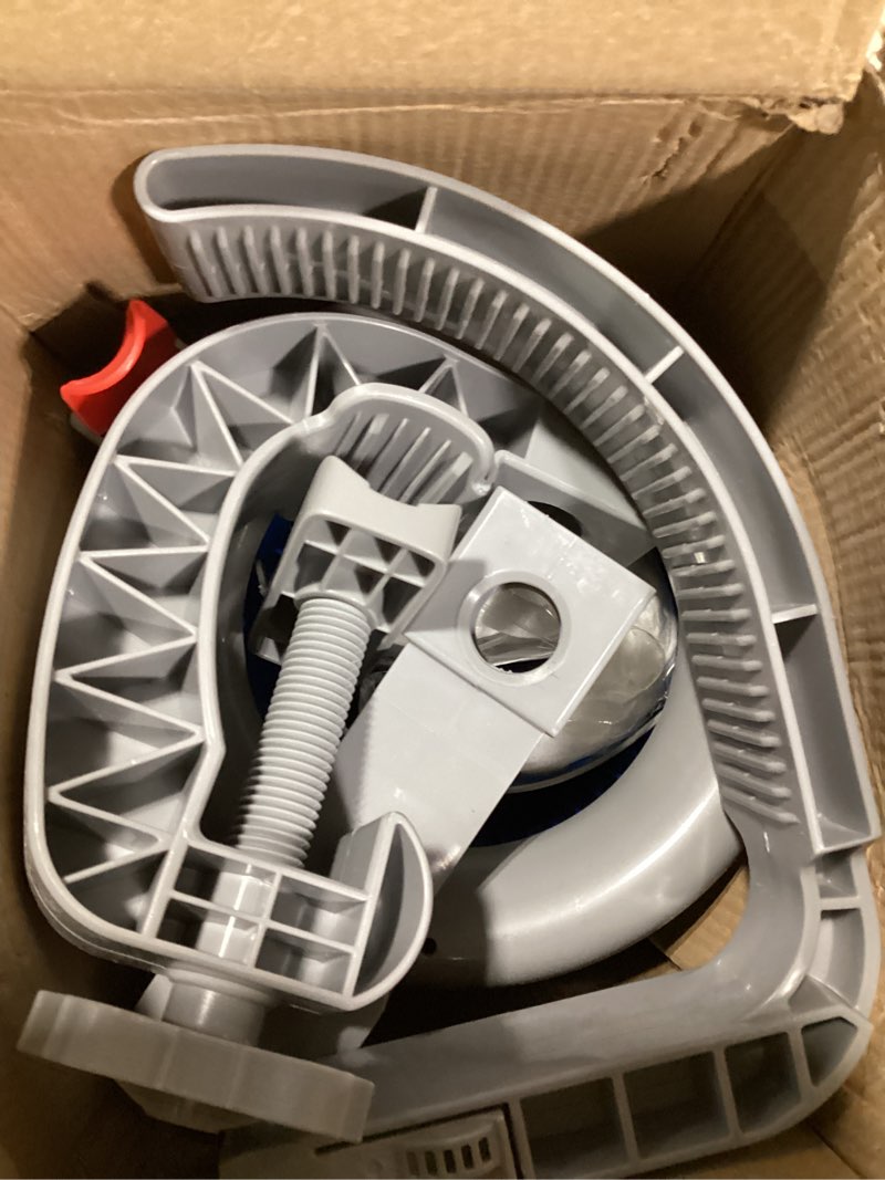 Condition photo showing As Is for above ground pool skimmer with 10-pack skimmer socks, wall mount surface skimmer for inflatable & metal frame pools, auto skims leaves, debris, removable basket, works with 800+ gph pump 10 pack