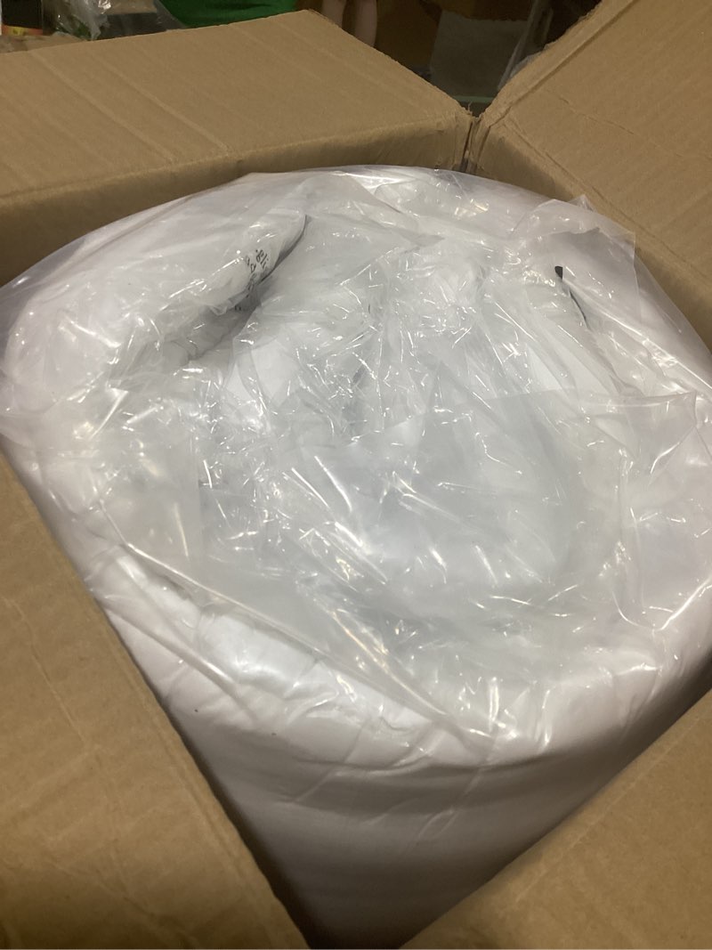 Condition photo showing Good Condition for masvis king size dual layer 4 inch memory foam mattress topper, 2 inch gel memory foam and 2 inch cooling pillow top mattress pad cover for back pain, medium support white king