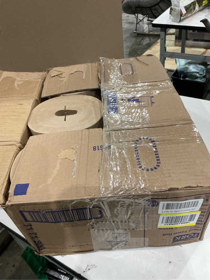 Condition photo showing New/Like New for tork hand towel roll, natural, universal, h71, large, 100% recycled, 1-ply, white, 6 rolls x 800 ft, 7171300