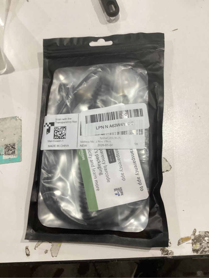 Condition photo showing New/Like New for Mellbree Magnetic Cord for Electric Shield Heated, Snowmobile Helmet Heated Shield Cord Replacement Electric Shield Wire 150cm