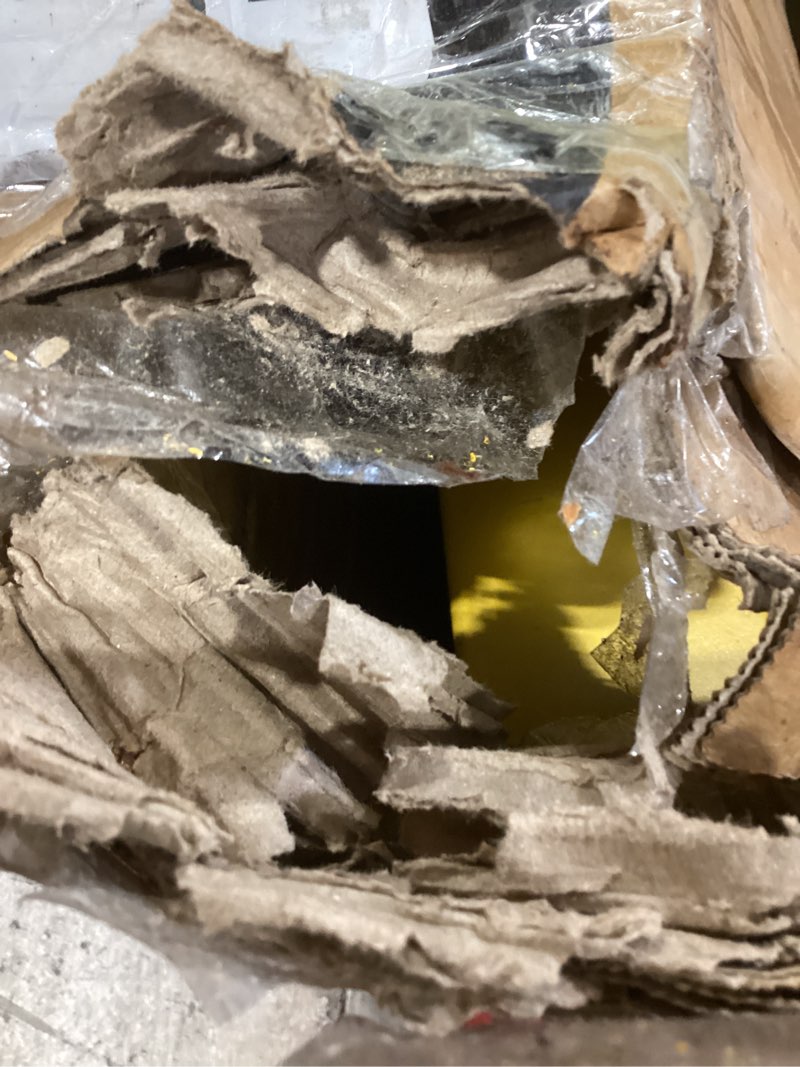 Condition photo showing Good Condition for 2-Ton Folding Engine Hoist Cherry Picker 4400 Lb Capacity Hydraulic Shop Crane with Telescoping Boom 6 Caster Wheels for Automotive Repair Garage Use Includes Hitch and Storage Stand Yellow