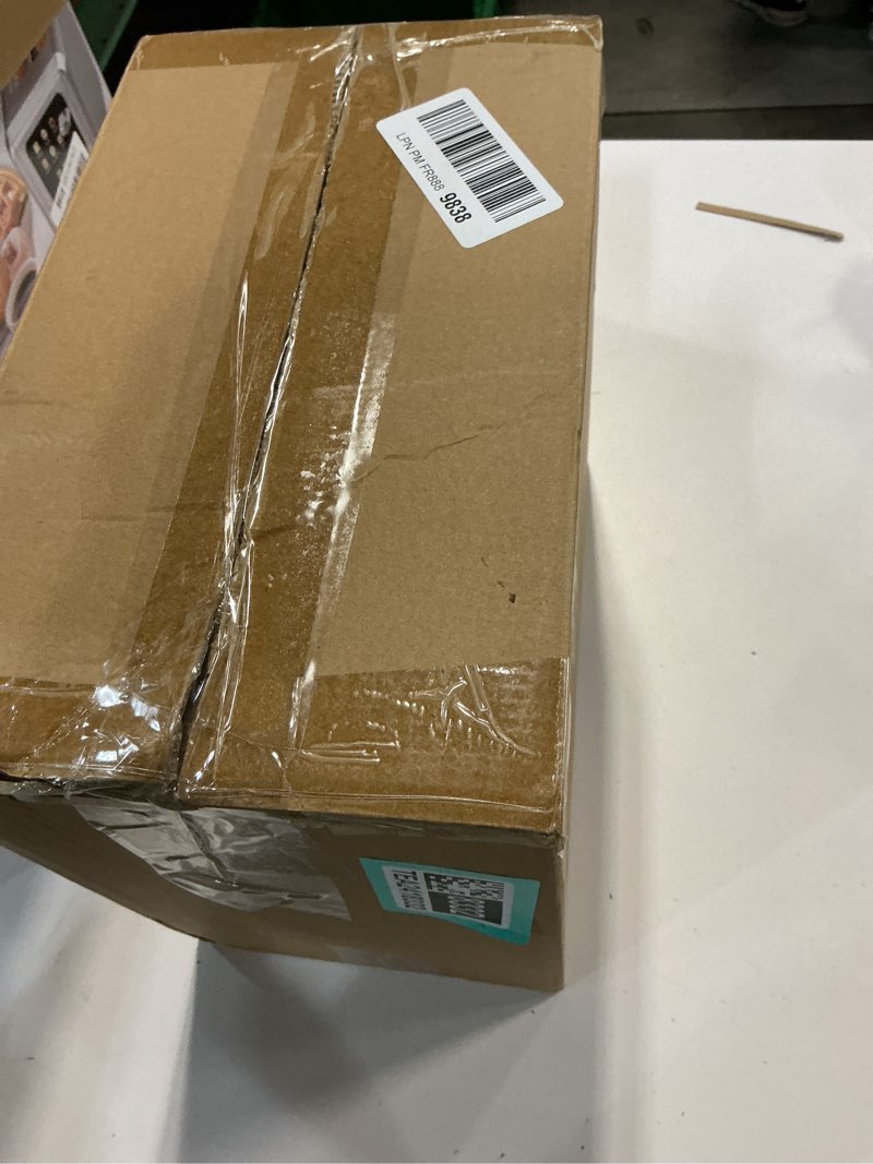 Condition photo showing New/Like New for Trash Bag Holder with Bamboo Lid - Stackable Under Sink Organizer & Garbage Bag Dispenser for Kitchen Organization - Large Plastic Holder for Laundry Room, Pantry, Bathroom, Cabinets, 1 Pack New 1 Pack