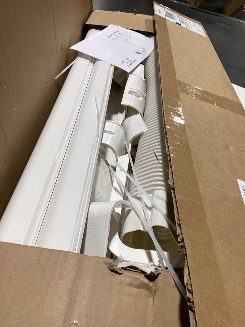 Condition photo showing Good Condition for lyprem 25ft mini split line set cover 4" pvc line cover kit for mini split and central air conditioner & heat pump 4" cover kit-25'ft white